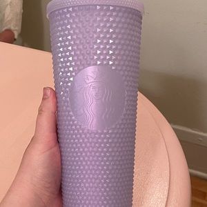 NWT Starbucks Lavender Iridescent Studded Tumbler